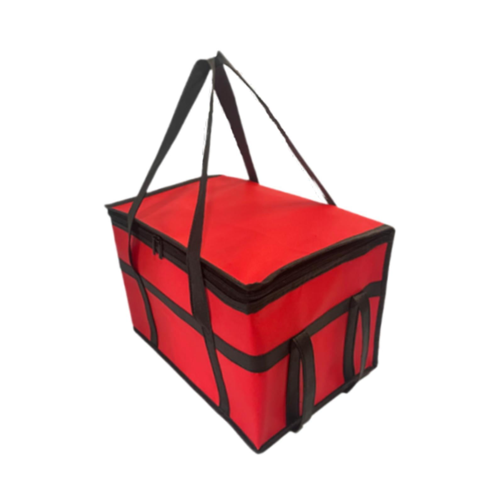 Bothyi - Bolsa Térmica Reutilizable De 30 L Para Picnic, Catering Y Entrega A Domicilio, Color Rojo