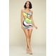 thumbnail image 3 of Vestido Multicolor con Corte Frontal., 3 of 5