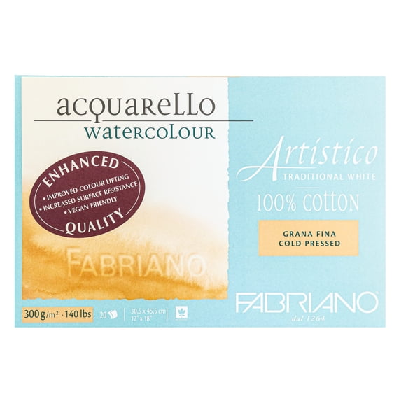 Bloque de Acuarela Honsell 30 x 46 cm 300 g/m² Prensado en frío