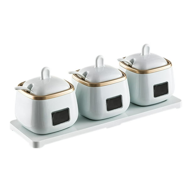 Juego De Recipientes Para Mostrador De Cocina, Recipiente De Café Verde