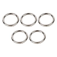 Bothyi - 5 Piezas Anillos De Resorte Bolsos De Metal Llaveros Mosquetón Redondo Clips Broches 32Mm