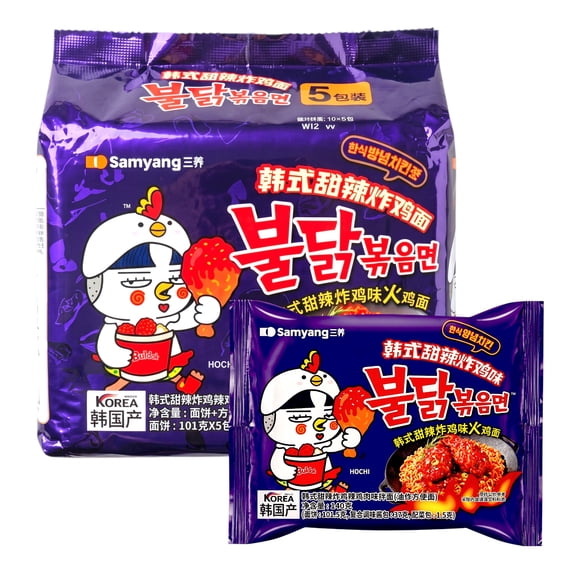 Ramen Coreano Buldak Sweet & Spicy Chicken Samyang Pack 5