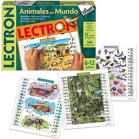 Diset - Juego Didactico Lectron Animales Del Mundo
