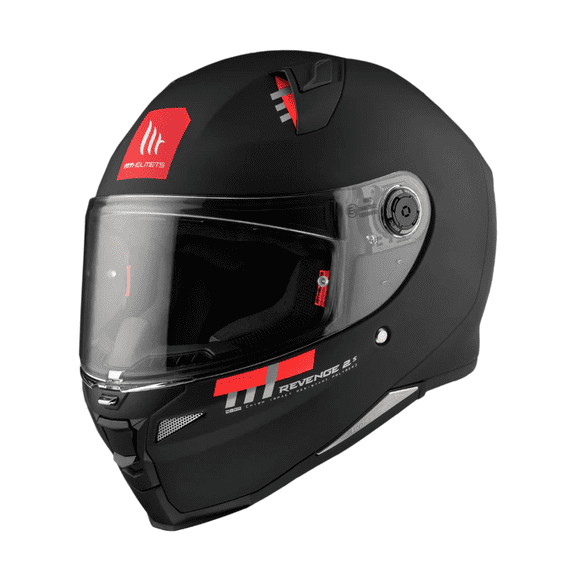 Casco para moto MT FF110B Revenge 2 S Solid A1 Negro Mate M