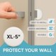 thumbnail image 2 of Tope para puerta STRONGEST HOME 12,5 cm Blanco, paquete de 3, 2 of 7