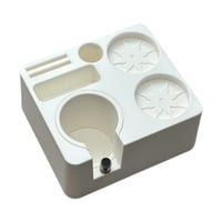 Magideal - Estación Del Soporte De Manipulación De Espresso, Portavasos Del Filtro De Café: Titular De Manipulación De Café, Soporte De Cartera De Soportes De Es Blanco