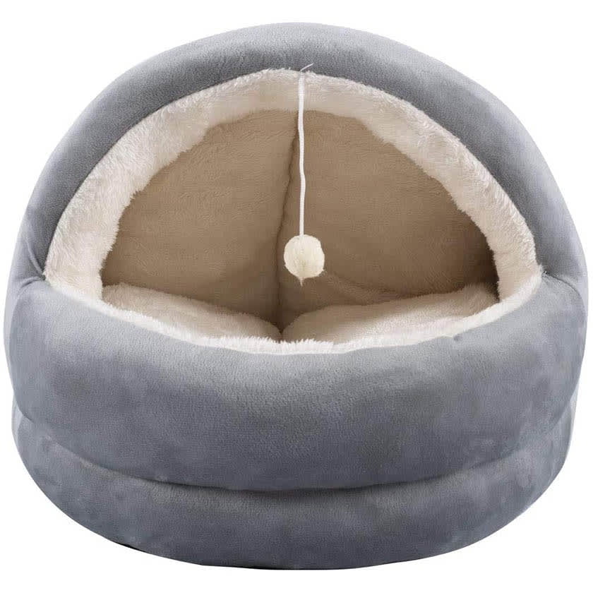 Pawise - Cama Para Gatos Igloo Color Gris