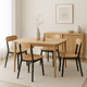thumbnail image 3 of Silla Fresno de Madera - Negra, 3 of 7