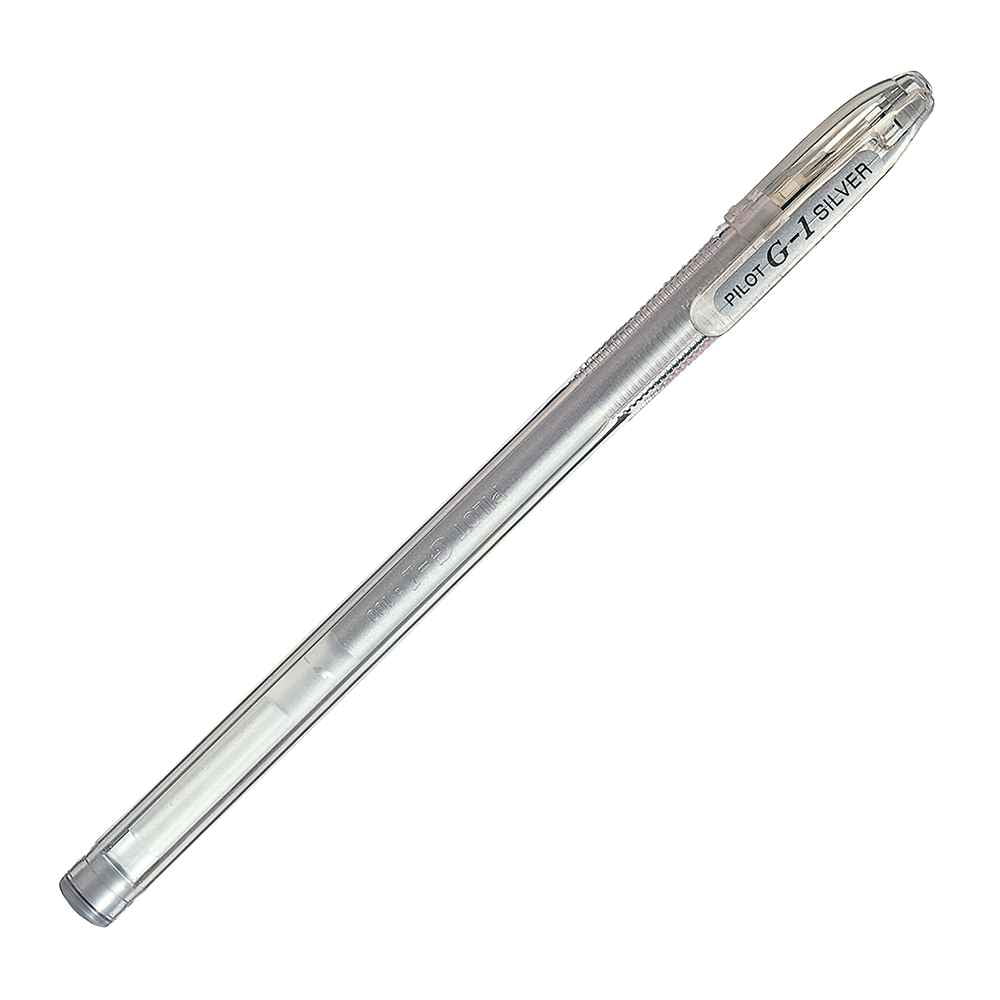 Pilot - Lápiz Gel G-1 0.7 Plata Metalizado
