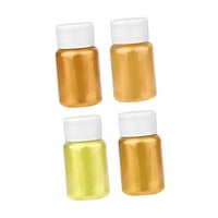 Magideal - 4 Piezas De Polvo De Mica Nacarada, Polvo De Mica Para Resina Epoxi, Polvo Brillante Para Sombra De Ojos, Pinturas De Maquillaje, Fabricación De Jabón Estilo D