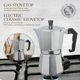 thumbnail image 5 of Cafetera cubana Moka Pot Mixpresso para 6 tazas, cuerpo de aluminio, 5 of 9