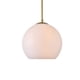 thumbnail image 1 of Lámpara Colgante Elegant Lighting Baxter Latón con Vidrio Esmerilado, 1 of 8