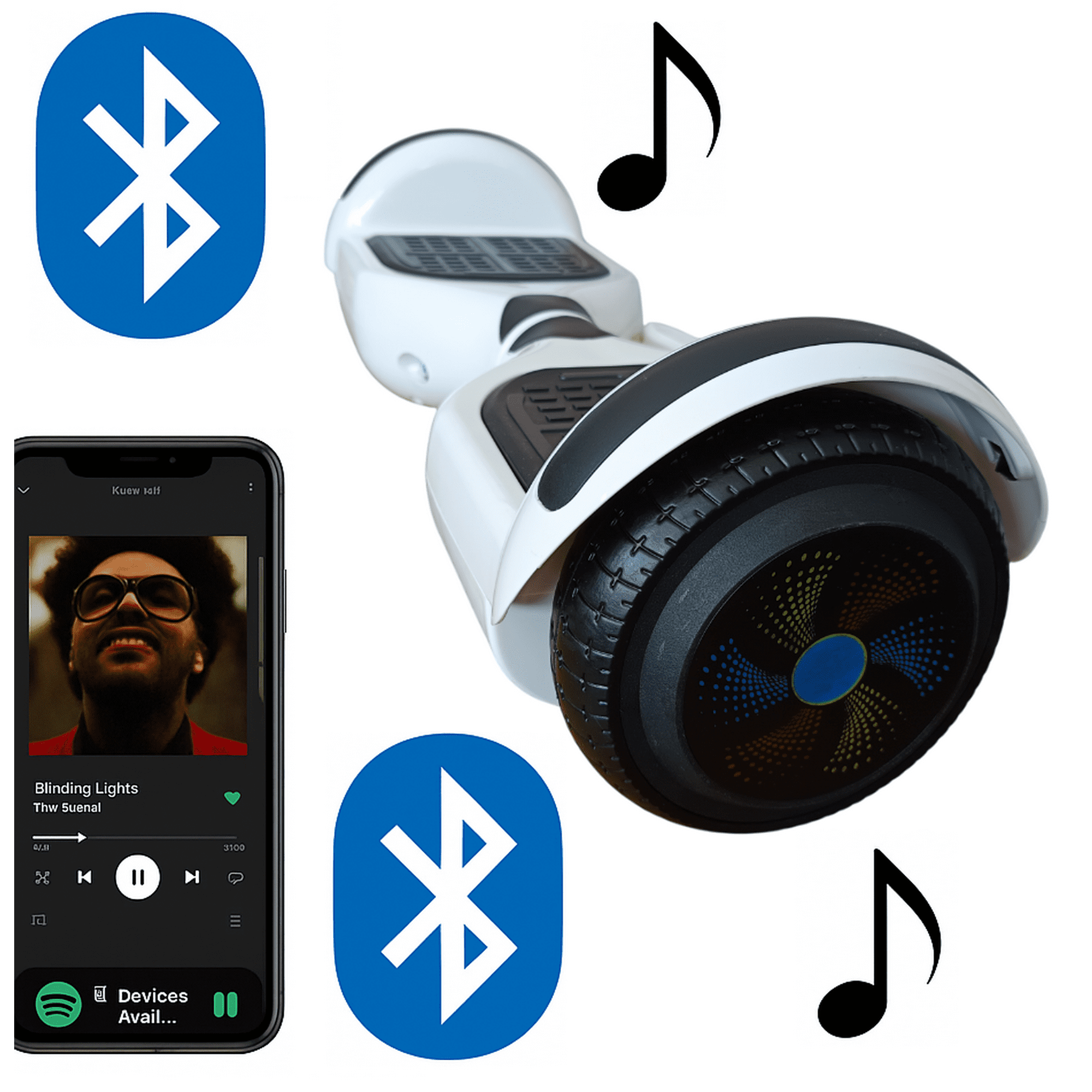 Patineta Eléctrica, Electric Balance, Hoverboard Bluetooth