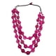 thumbnail image 2 of Collar Bohemio Collar Babero Collar De Cuentas De Madera Para Mujer Dama Boda Rosa Rojo, 2 of 5