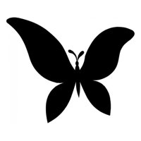 Rienda Libre Graphics - Decomural Simple Butterfly Butterflies Ws-16258