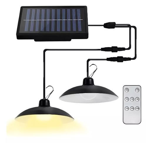 Flood Light - Lámpara Luz Solar Led Colgante Control Remoto Exteriores
