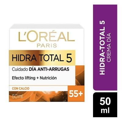 Crema Facial Hidra-Total 5 Anti-Arrugas +55. 50 Ml L'Oréal Dermo Expertise