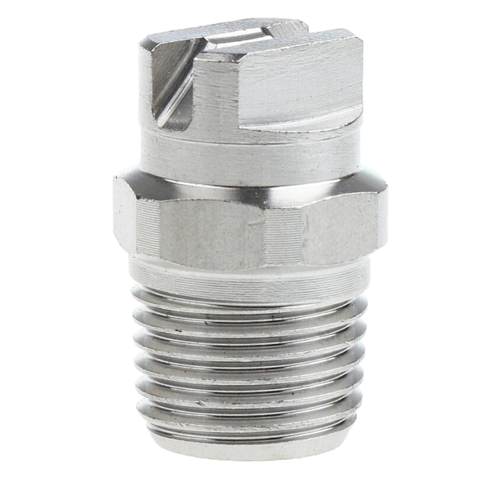 Ioensy - Ventilador Plano Lavadora De Alta Presión Punta De Pulverización Riego Hogar Boquilla De Acero Inoxidable Agujero 1,6Mm