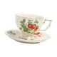 thumbnail image 1 of Juego De Taza Y Platillo De Café De Cerámica Multiusos Con Dise?o Creativo De Fresas, 1 of 5