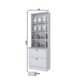 thumbnail image 3 of Cristalera Capal Cocina 2 Puertas 2 Cajones Blanco, 3 of 8
