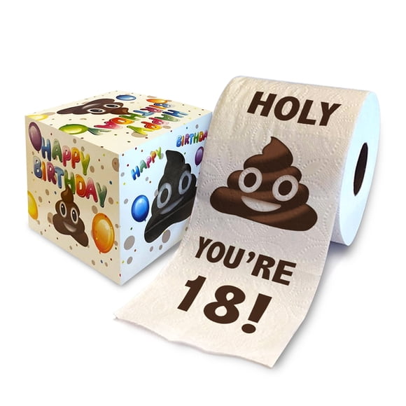 Papel higiénico impreso TP Cumpleaños 18 años - 500 hojas
