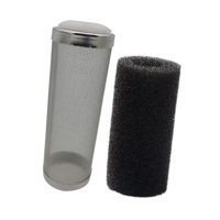 Ioensy - Malla De Filtro De Acuario Con Esponja, Red De Entrada De Acuario Para Pecera L