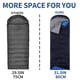 thumbnail image 3 of Saco de dormir JEAOUIA ligero e impermeable para adultos, 3 of 7