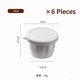 thumbnail image 1 of Vasos Para Condimentos SuxuMhao Con Tapas 6 Piezas Plateado Y Gris Claro 70ml, 1 of 3