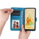thumbnail image 4 of Funda tipo cartera FOXDOCK para OPPO Reno 8T 4G , diseño girasol en relieve, cuero PU, cierre magnético, soporte y tarjetero, 4 of 5