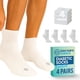 thumbnail image 1 of Calcetines para diabéticos Doctor's Choice para hombre, blancos, 4 pares, tallas 10-13, 1 of 6