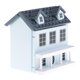 thumbnail image 3 of 1/12 Casa de Mu?ecas Miniaturas Villla House Model Toy Decoration Accesorio Azul, 3 of 3