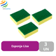 thumbnail image 1 of Esponja Lisa 3 Unidades, 1 of 4