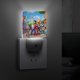 thumbnail image 4 of Spidey y sus Amigos Asombrosos Luz nocturna LED con sensor de anochecer a amanecer para dormitorio, baño, pasillo, escaleras - Lámpara LED nocturna de enchufe, 0.5W - 1 pieza, 4 of 6