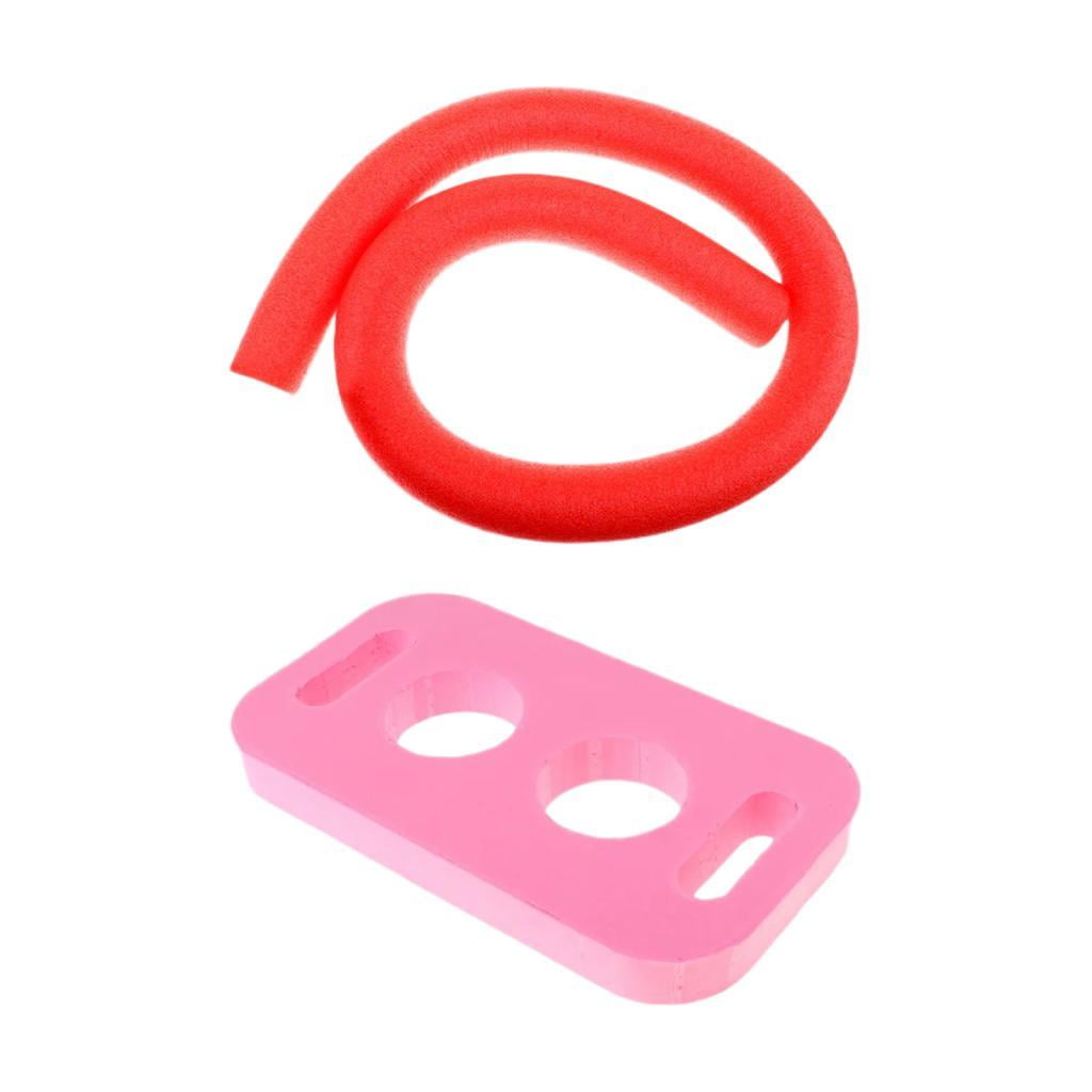 Ioensy - Fideos Flotantes Para Piscina, Fideos De Natación Para Piscina De 59 Pulgadas Para Natación Al Aire Libre, Deportes Acuáticos, Rojo Y Rosa