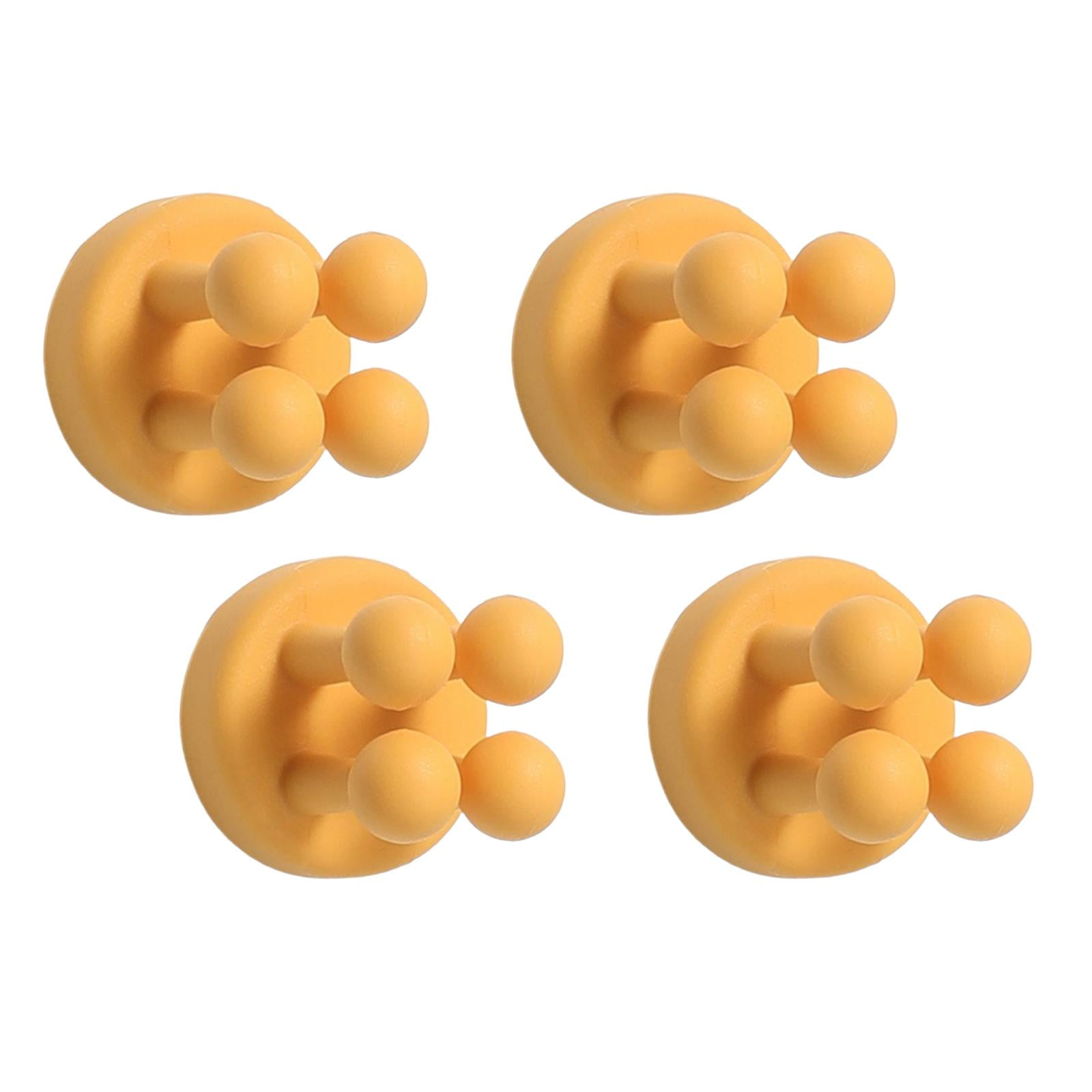 Bothyi - Soportes De Silicona Para Cepillos De Dientes Montados En La Pared Para Colgar Razor Kitchen College Yellow