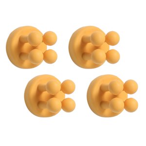 Bothyi - Soportes De Silicona Para Cepillos De Dientes Montados En La Pared Para Colgar Razor Kitchen College Yellow