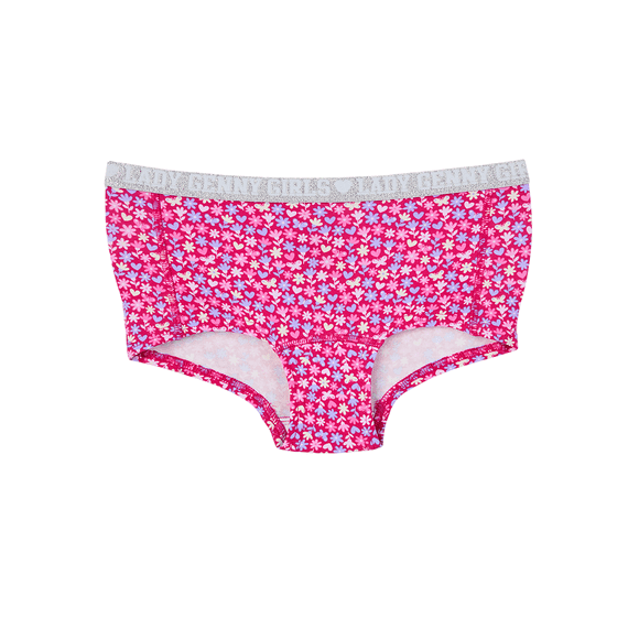 Pantaleta Infantil Algodón con Elástico Glitter