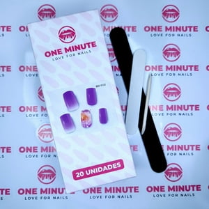 One Minute - Uñas Gel Semicuradas Diseño 122