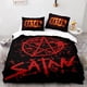 thumbnail image 1 of Cover Set Bedding Set The Blood-red Star Of Satan Special Kids Gift3-Piece Bedding Set (1 Duvet Cover + 2 Pillow Shams), 1 of 3