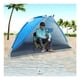 thumbnail image 3 of Carpa de Playa 3 Personas con Toldo Extensible y Proteccion UV Azul, 3 of 4