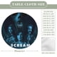 thumbnail image 2 of Scream (película)-theme Fitted Round Tablecloths Elastic Edged Table Covers Waterproof Table Cloth for Kitchen Holiday Party Tables Decor 120cm, 2 of 6