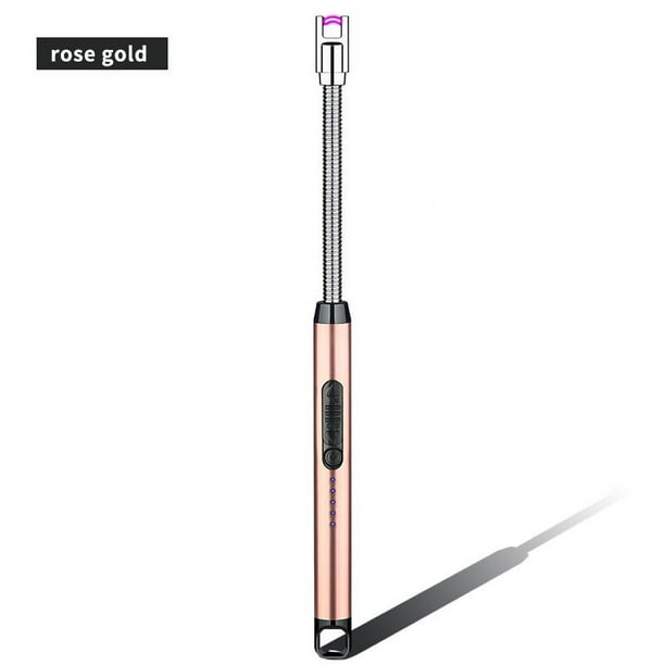 1pc Pulse Lighter With Rechargeable USB, 360° Electric Arc BBQ Lighter USB Windproof Lighter For Kitchen Outdoor Camping Picnic Dinner Gas Stove Igniter BBQ, Lighter With Double Switch, Anti-Touch, Wi