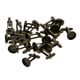 thumbnail image 3 of 20 Piezas En Blanco 12 Mm Bisel Redondo Pegamento Base Taza Gemelos Bricolaje Gemelos Bronce, 3 of 5