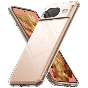 Ringke Fusion [Luce Siempre Elegante] Compatible Con Google Pixel 8, Recubrimiento Uv Resistente A Rayones Y Decoloración - Transparente