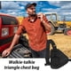 thumbnail image 2 of Bolso de pecho pequeño con forma de triángulo negro y correa ajustable, bolso cruzado multiusos para mujeres y hombres, mochila para ciclismo, viajes al aire libre y deportes Yuxun, 2 of 7