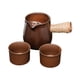 thumbnail image 1 of Tetera De Cerámica Con Taza De Té Con Mango Envuelto En Cuerda Para Casa De Té Doméstica Con 2 Tazas, 1 of 5