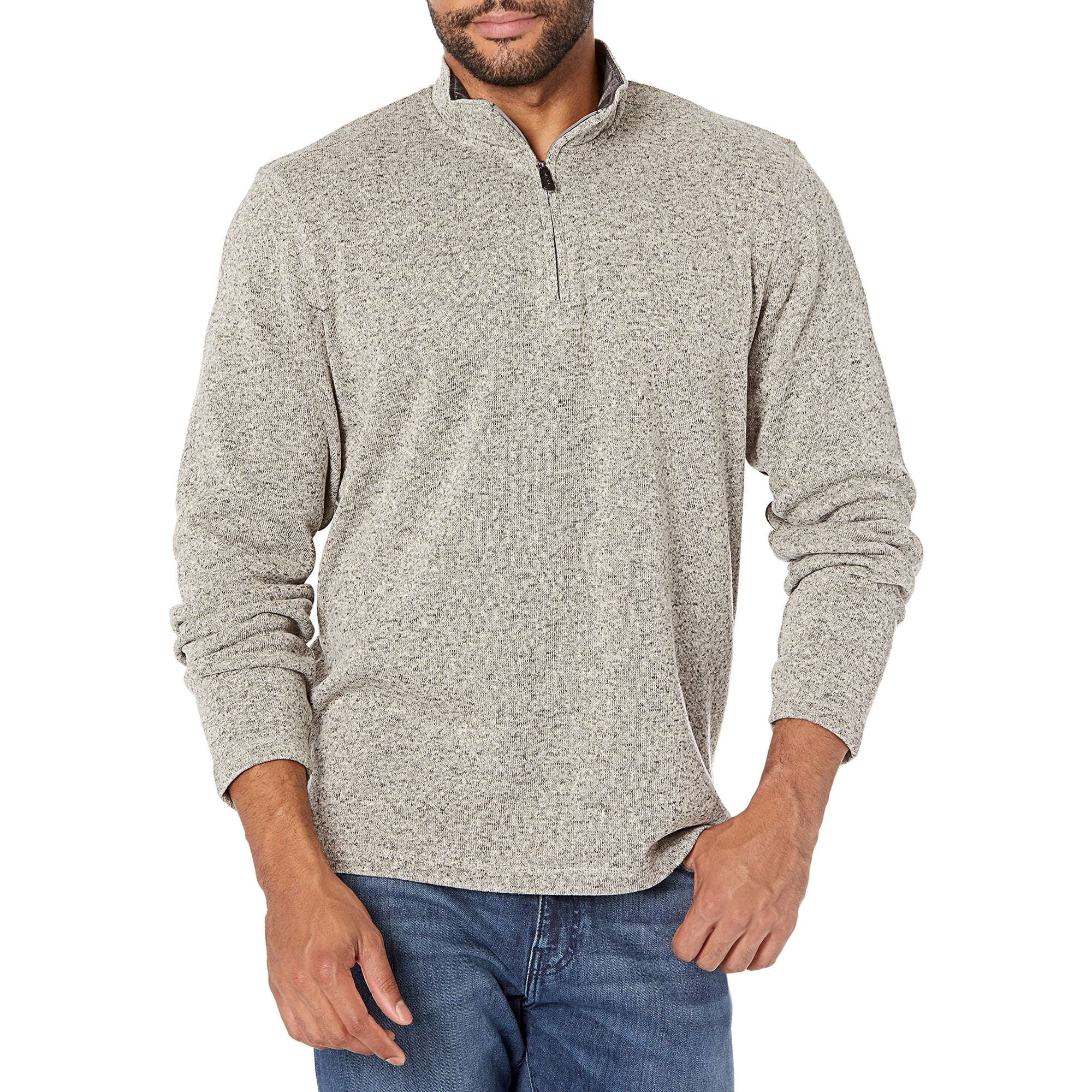 Jersey De Manga Larga De Forro Polar Con Cierre De Un Cuarto Wrangler Authentics
