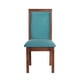 thumbnail image 1 of Silla Girona Tela Velvet Turquesa, 1 of 2
