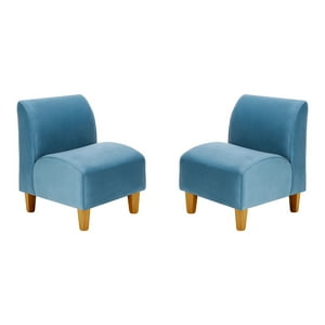 Bodevir - Set Poltrona Soft 1C Felpa 04 Azul Petroleo