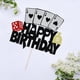 thumbnail image 3 of Fiesta de feliz cumpleaños con dados de póquer Cake Topper Dxsdgetue, 3 of 8